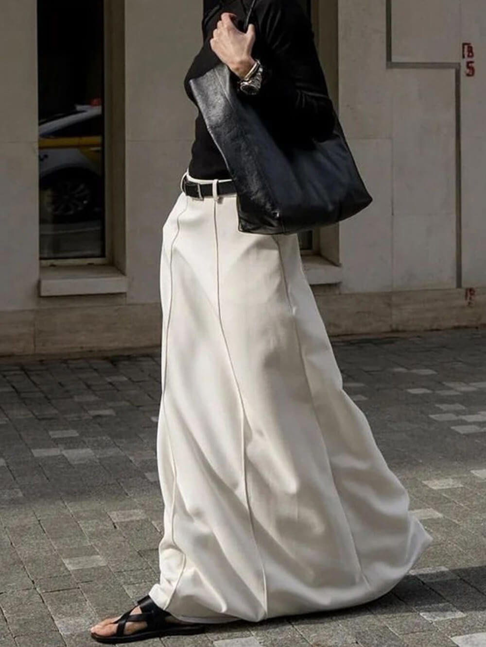 Comfortable A-Line Skirt for Daily Commuting