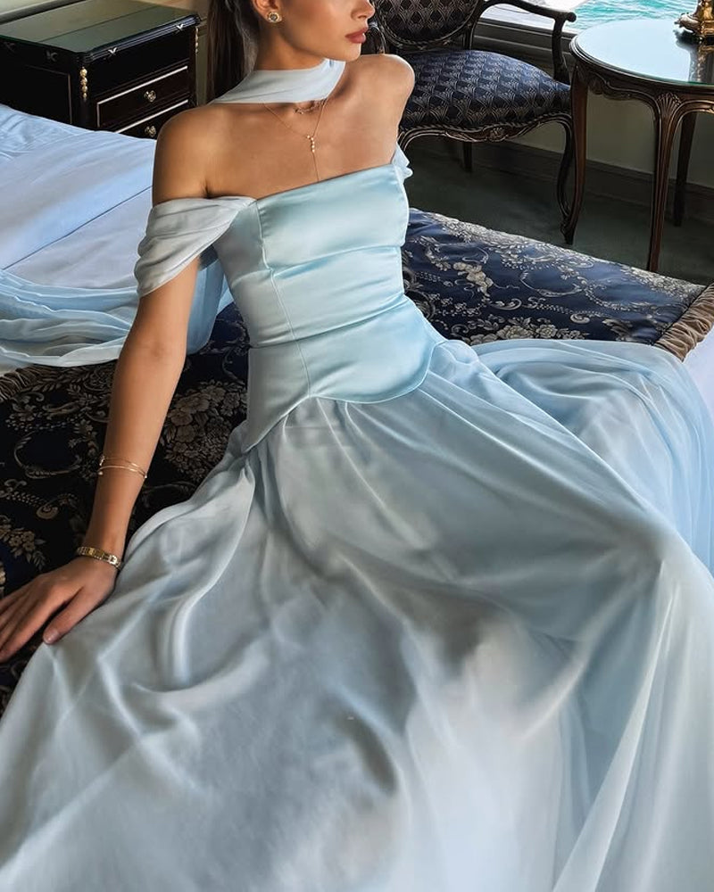 Chic Off-Shoulder Gown