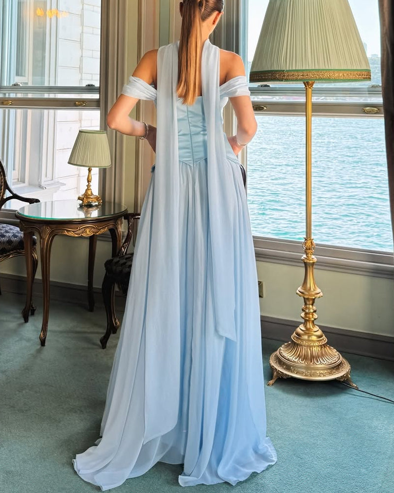 Chic Off-Shoulder Gown