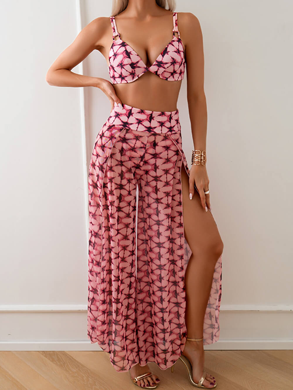 Printed Bikini Set for Beach Getaways