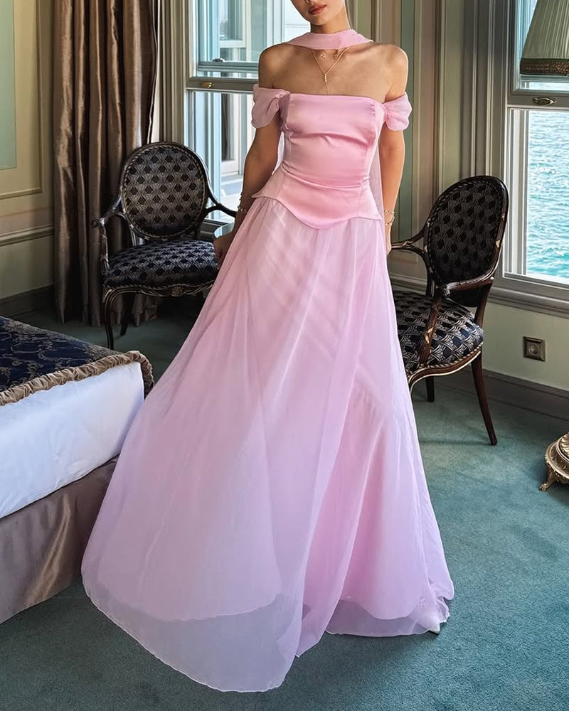 Chic Off-Shoulder Gown