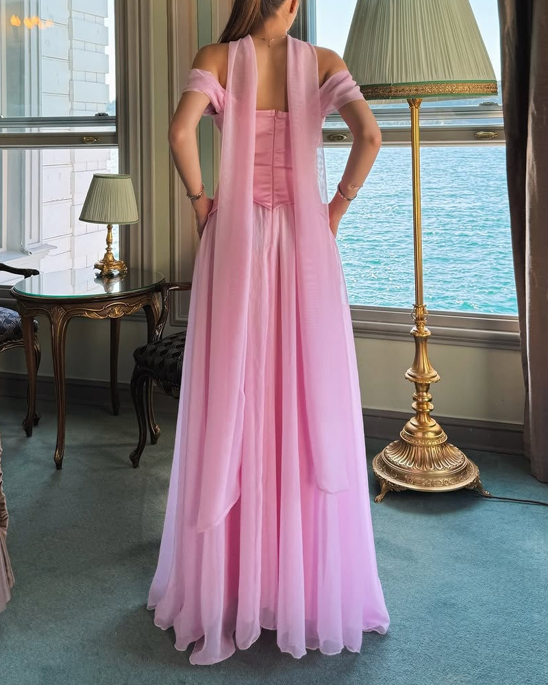Chic Off-Shoulder Gown